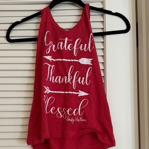 Women's Grateful Thankful Blessed Tank Top